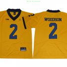 2 Charles Woodson Stitched Jersey Size S to 3 XL yellow