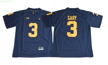 3 Rashan Gary Stitched Jersey Size S to 3 XL blue