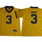 3 Rashan Gary Stitched Jersey Size S to 3 XL yellow