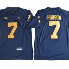 7 Khaleke Hudson Stitched Jersey Size S to 3 XL blue