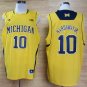 10 Tim Hardaway Stitched Jersey Size S to 3 XL yellow