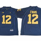 12 Chris Evans Stitched Jersey Size S to 3 XL blue