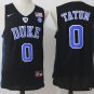 0 Jayson Tatum Stitched Jersey Size S to 3 XL black