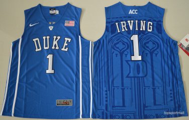 1 Kyrie Irving Stitched Jersey Size S to 3 XL blue