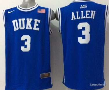 3 Grayson Allen Stitched Jersey Size S to 3 XL blue