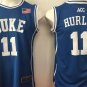 11 Bobby Hurley Stitched Jersey Size S to 3 XL blue