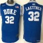 32 Christian Laettner Stitched Jersey Size S to 3 XL blue