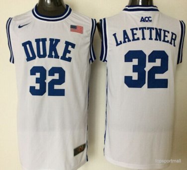 32 Christian Laettner Stitched Jersey Size S to 3 XL white