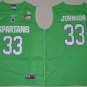 33 Magic Johnson Stitched Jersey Size S to 3 XL green