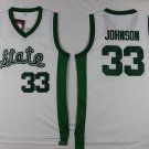 33 Magic Johnson Stitched Jersey Size S to 3 XL white