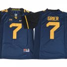 7 Will Grier Stitched Jersey Size S to 3 XL blue