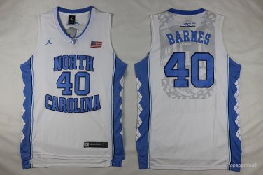 40 Harrison Barnes Stitched Jersey Size S to 3 XL white