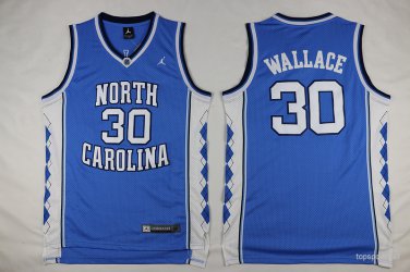 30 Rasheed Wallace Stitched Jersey Size S to 3 XL blue