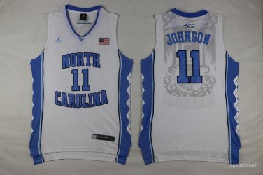11 Brice Johnson&Acirc;&nbsp;Stitched Jersey Size S to 3 XL white