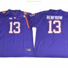 13 Hunter Renfrow Stitched Jersey Size S to 3 XL blue