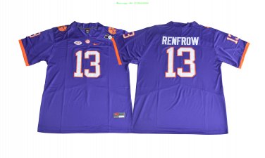 13 Hunter Renfrow Stitched Jersey Size S to 3 XL blue