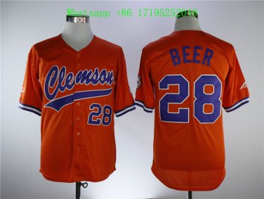 28 Seth Beer Stitched Jersey Size S to 3 XL red