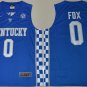 0 De'Aaron Stitched Jersey Size S to 3 XL blue