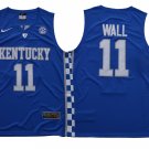 11 John Wall Stitched Jersey Size S to 3 XL blue