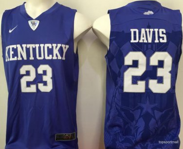 23 Anthony Davis Stitched Jersey Size S to 3 XL blue