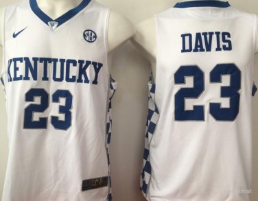 23 Anthony Davis Stitched Jersey Size S to 3 XL white