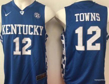 12 Karl-Anthony Stitched Jersey Size S to 3 XL blue