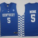  5 Malik Monk Stitched Jersey Size S to 3 XL blue