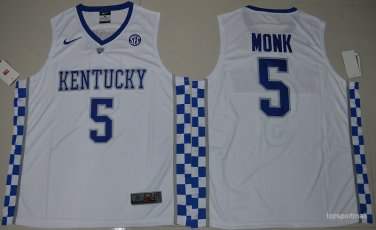 &Acirc;&nbsp;5 Malik Monk Stitched Jersey Size S to 3 XL white