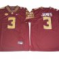 3 Derwin James Stitched Jersey Size S to 3 XL brown