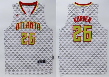 26 Kyle Korver Stitched Jersey Size S to 3 XL white