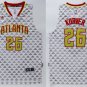 26 Kyle Korver Stitched Jersey Size S to 3 XL white