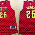 26 Kyle Korver Stitched Jersey Size S to 3 XL red