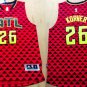 26 Kyle Korver Stitched Jersey Size S to 3 XL red