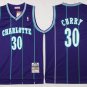 30 Dell Curry Stitched Jersey Size S to 3 XL blue