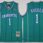 1 Tyrone Muggsy Bogue Stitched Jersey Size S to 3 XL green