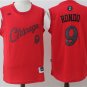 9 Rajon Rondo Stitched Jersey Size S to 3 XL red