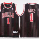 1 Derrick Rose Stitched Jersey Size S to 3 XL black 1