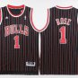 1 Derrick Rose Stitched Jersey Size S to 3 XL black 1