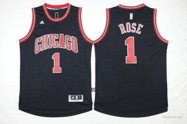 1 Derrick Rose Stitched Jersey Size S to 3 XL black 2