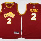 2 Kyrie Irving Stitched Jersey Size S to 3 XL red