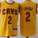 2 Kyrie Irving Stitched Jersey Size S to 3 XL yellow