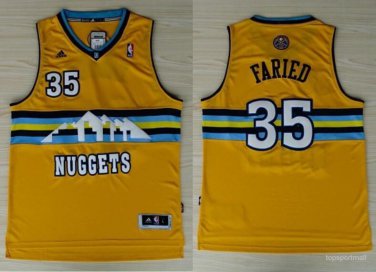 35 Kenneth Faried&Acirc;&nbsp;Stitched Jersey Size S to 3 XL yellow
