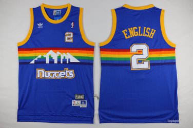 2 Alex English Stitched Jersey Size S to 3 XL blue