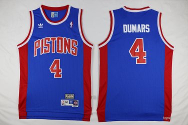 4 Joe Dumars Stitched Jersey Size S to 3 XL blue 2