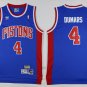 4 Joe Dumars Stitched Jersey Size S to 3 XL blue 2