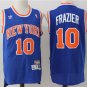 10 Walt Frazier Stitched Jersey Size S to 3 XL blue