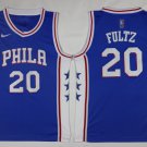 20 Markelle Fultz Stitched Jersey Size S to 3 XL blue