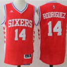 14 Sergio Rodriguez Stitched Jersey Size S to 3 XL red