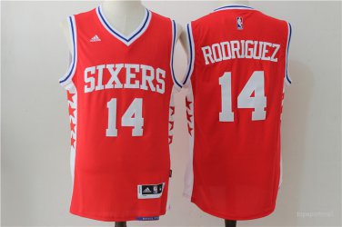 14 Sergio Rodriguez Stitched Jersey Size S to 3 XL red
