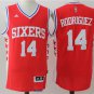 14 Sergio Rodriguez Stitched Jersey Size S to 3 XL red